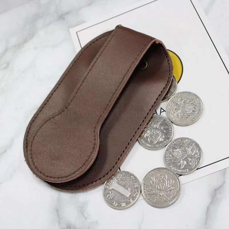 Leather Edc. Carry Pouch - حقيبة نقود قابلة للطي للنساء، حقيبة