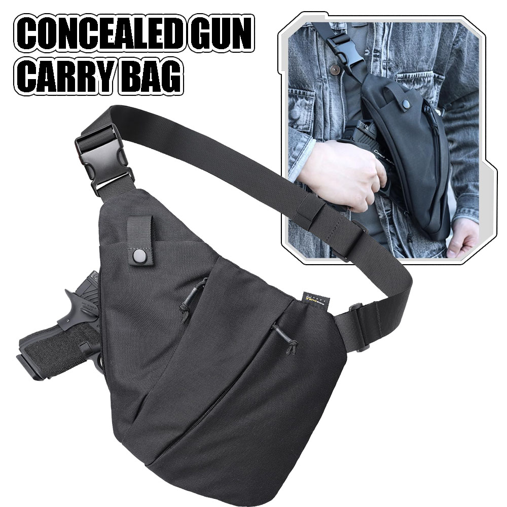 Edc Concealed Carry Bag - حقيبة حمل بندقية تكتيكية مخفية ،