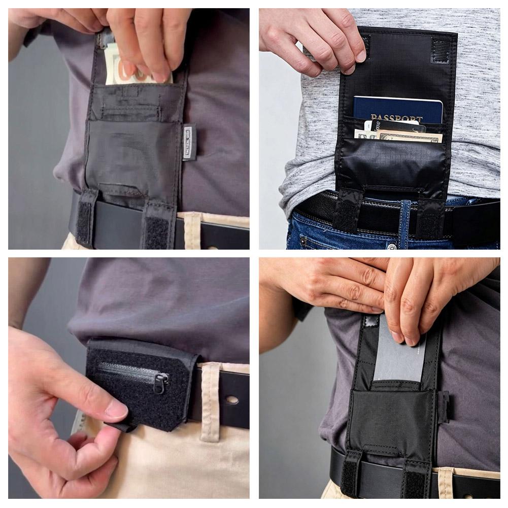 حقيبة خصر مخفية للسفر، حزام أم - مراجعة Edc Concealed Carry Bag وسعره