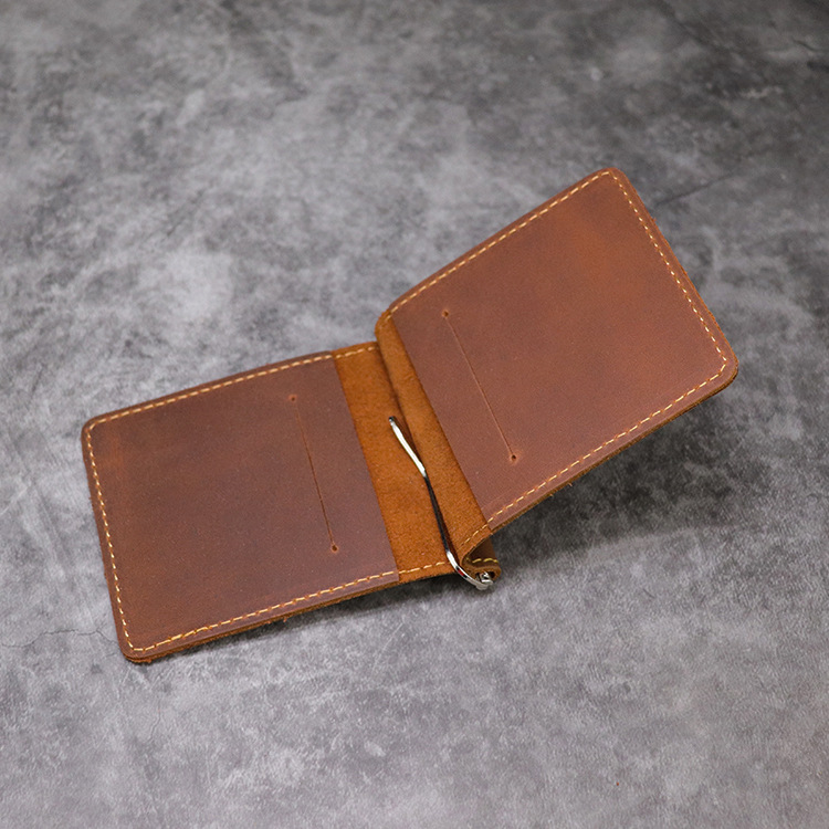 اليدوية جلد طبيعي المال كليب م - مراجعة Money Clip Magnetic وسعره