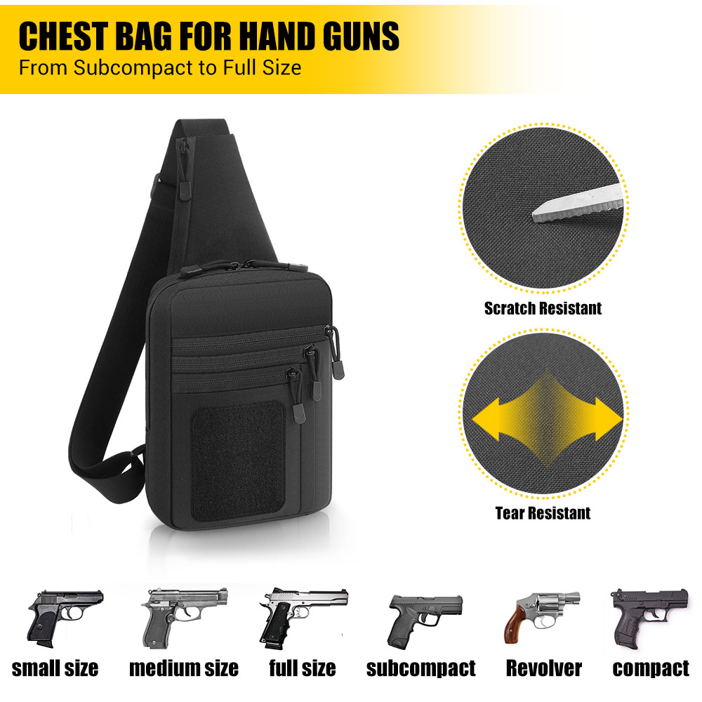 التكتيكية مسدس بندقية حقيبة أخ - مراجعة Edc Carry Handgun وسعره