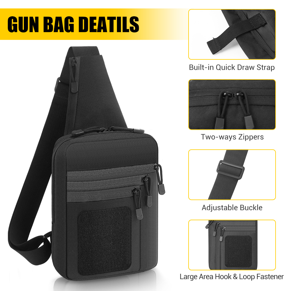 التكتيكية مسدس بندقية حقيبة أخ - مراجعة Edc Carry Handgun وسعره