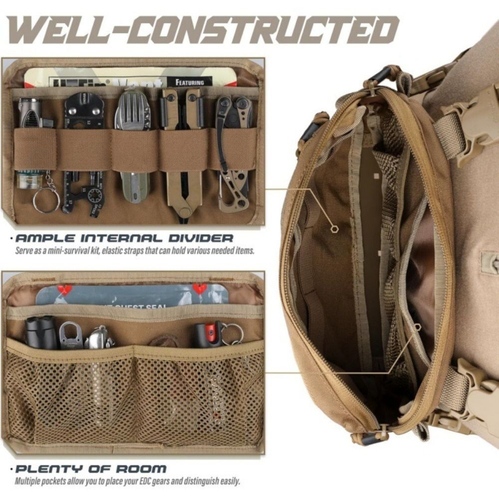 حقيبة صدر رجالية عصرية من النا - مراجعة Edc Carry Pack وسعره