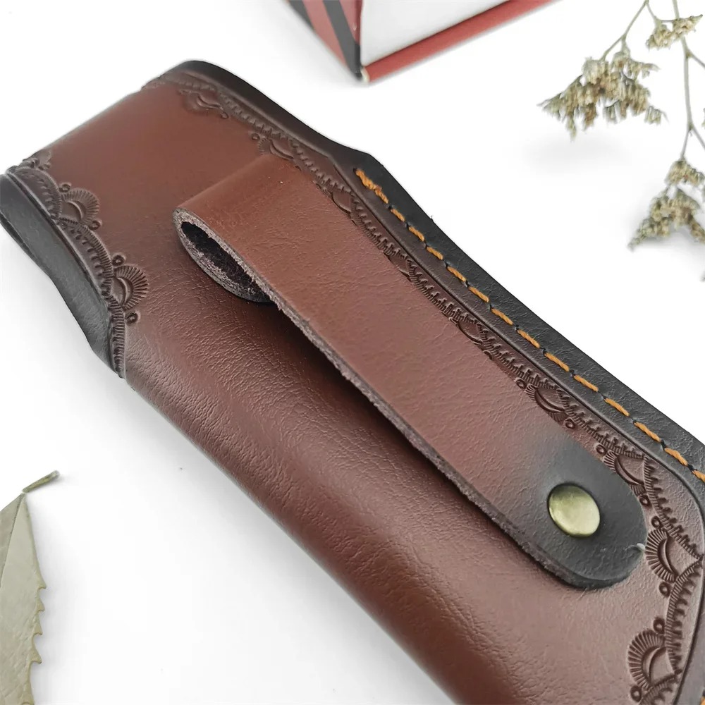 جراب سكين من الجلد الطبيعي الم - مراجعة Leather Edc. Carry Pouch وسعره