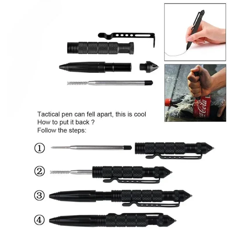 متعددة الوظائف قلم تخطيطي الدف - مراجعة Pen Tactical Glass وسعره