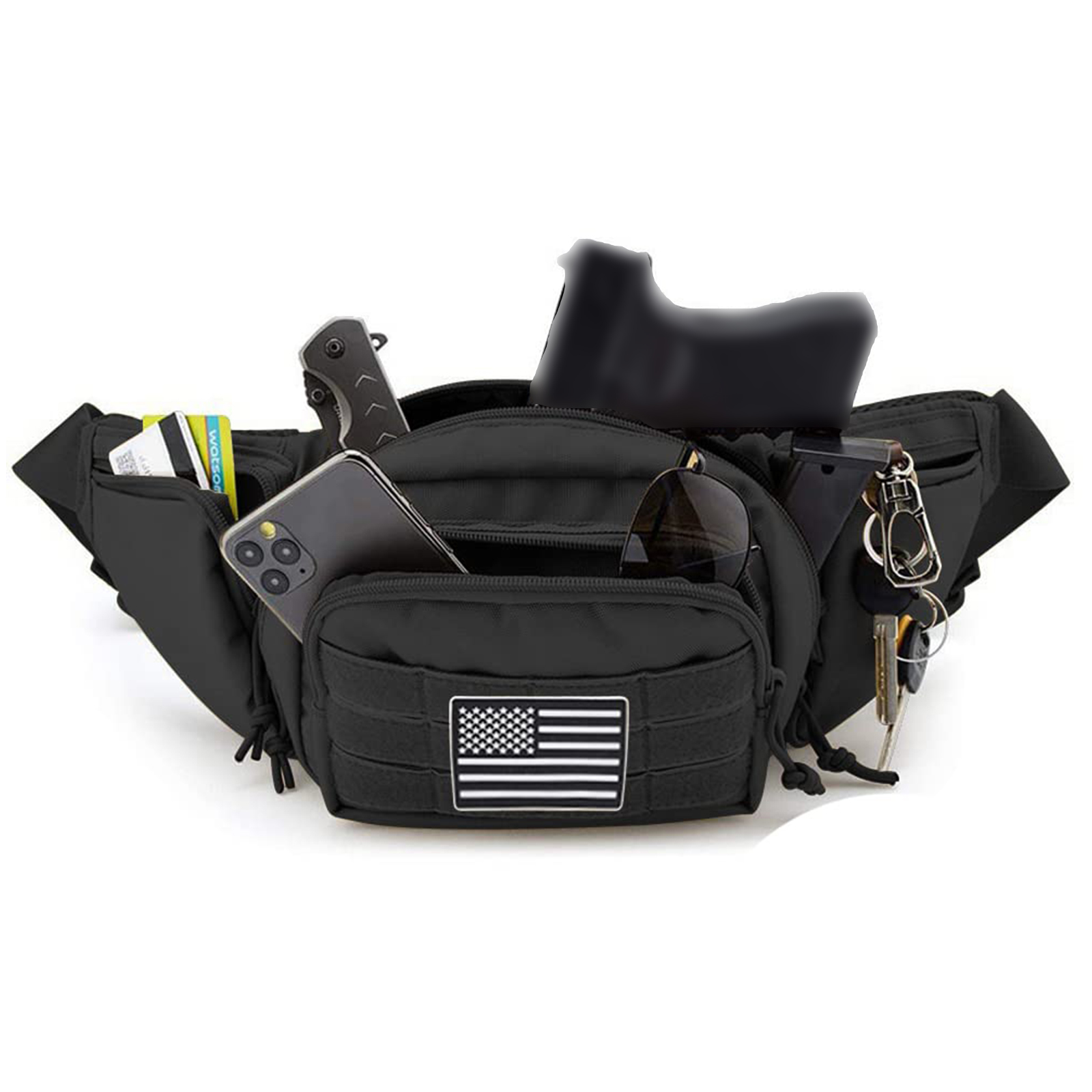 حقيبة خصر تكتيكية لحمل المسدس  - مراجعة Edc Concealed Carry Bag وسعره