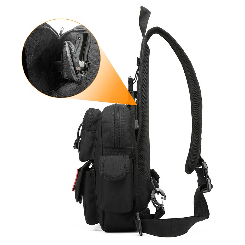 حقيبة مسدس تكتيكية للحمل المخف - مراجعة Edc Pistol Carry Bag وسعره