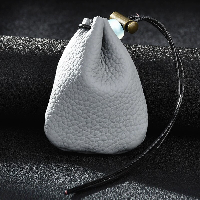 حقيبة جلدية أصلية فاخرة برباط، - مراجعة Leather Edc. Carry Pouch وسعره