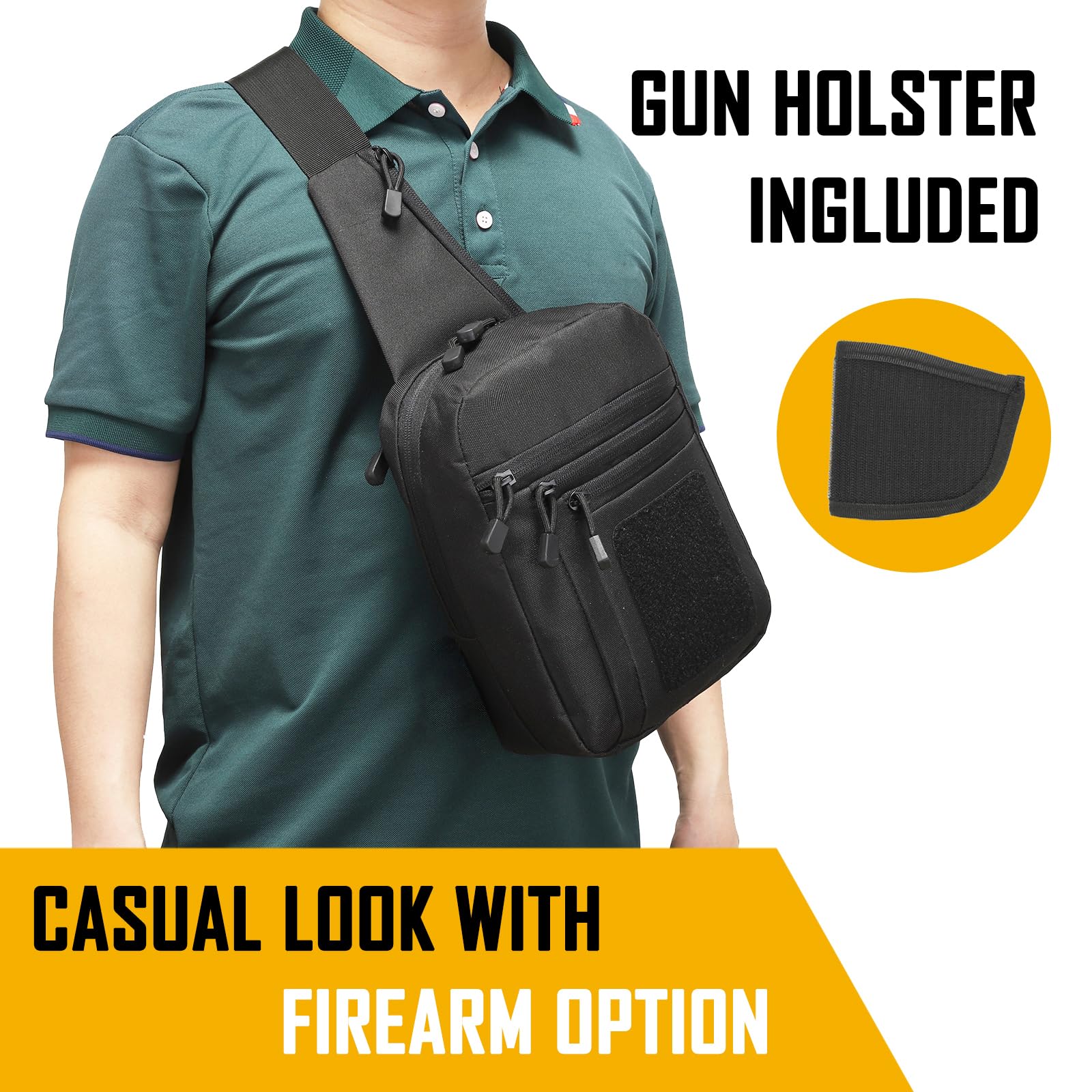 حقيبة كروس مخفية للرجال، حقيبة - مراجعة Edc Carry Pack وسعره