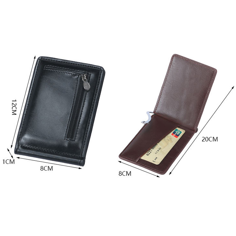 محفظة نقود جلدية صغيرة جديدة ل - مراجعة Money Clip Magnetic وسعره